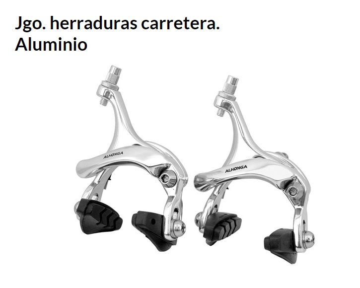 FRENO HERRADURA BICICLETA CARRETERA ALUMINIO JUEGO